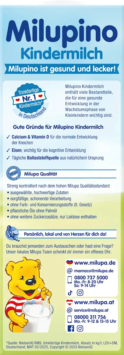 Kindermilch Milupino ab 1 Jahr, 1 l