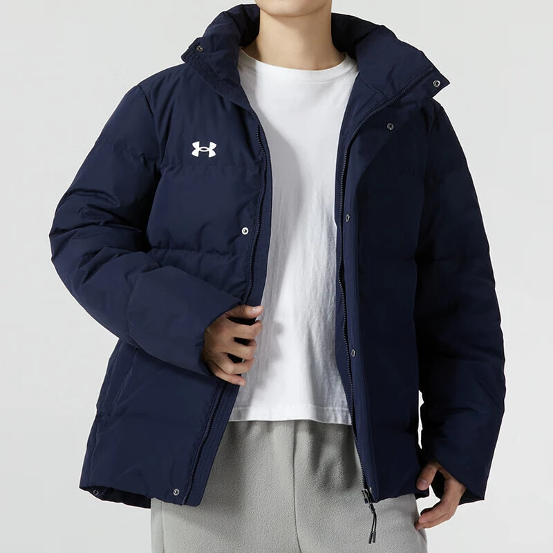 Under Armour Down Jackets Unisex Navy Blue