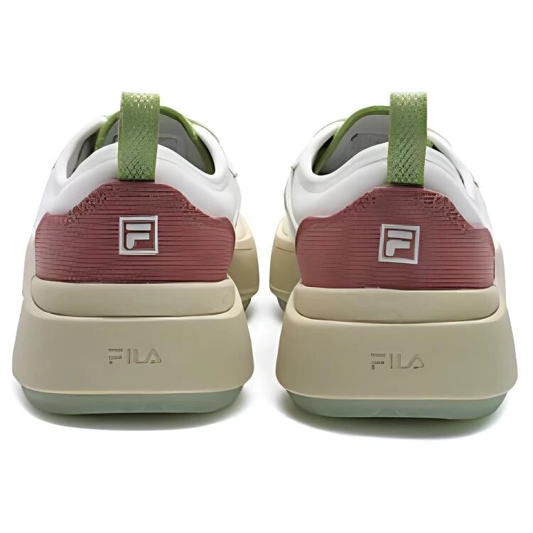 FILA JELLYFISH Abrasion Resistant Height Increasing Low top Canvas Shoes Women's Pink Green