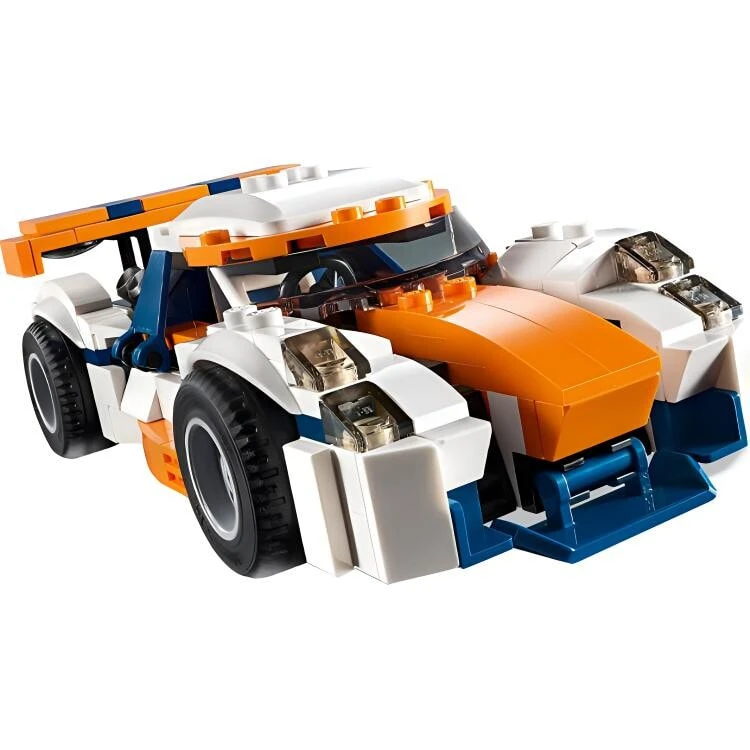 LEGO Creator 3 in 1 Car Model, Sunset Racing Track Building Blocks 221 Pcs/pzs 31089
