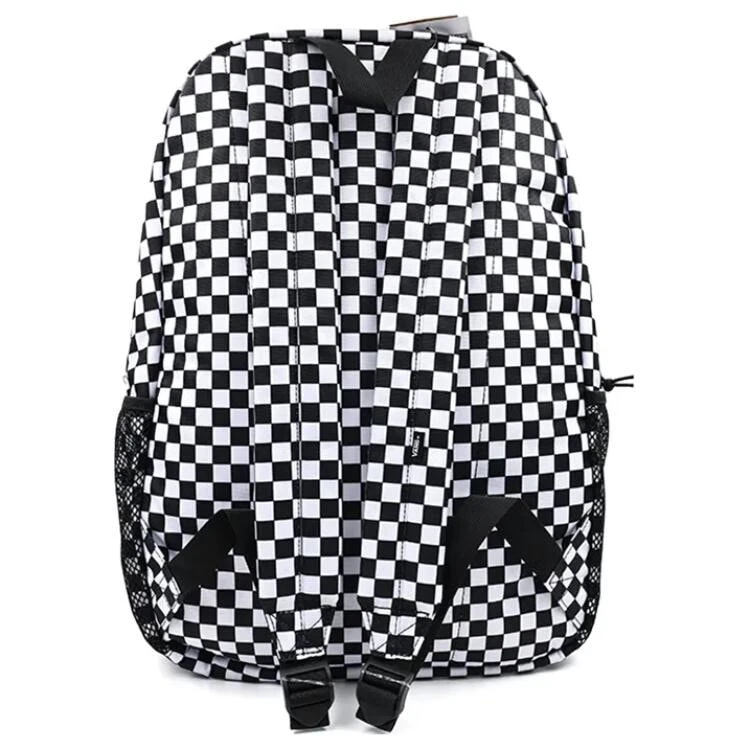 Vans Polyester Backpack Regular Unisex Black & White