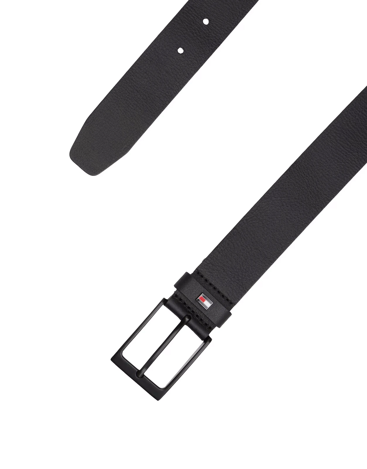 Tommy Hilfiger – Layton – Ledergürtel in Schwarz