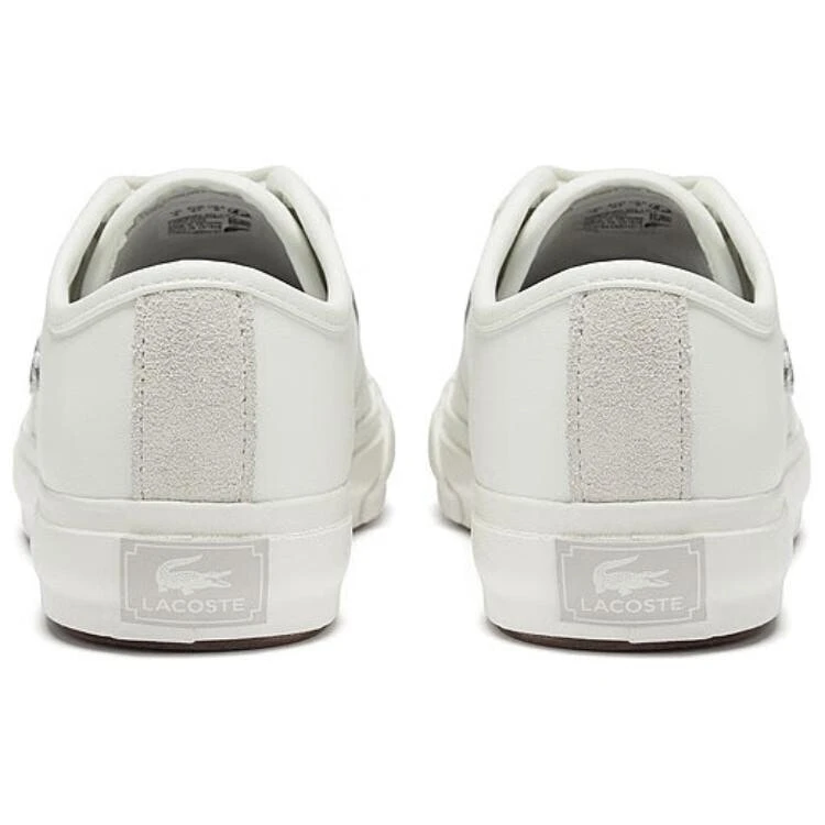 LACOSTE Low-Top Canvas Shoes Women's White