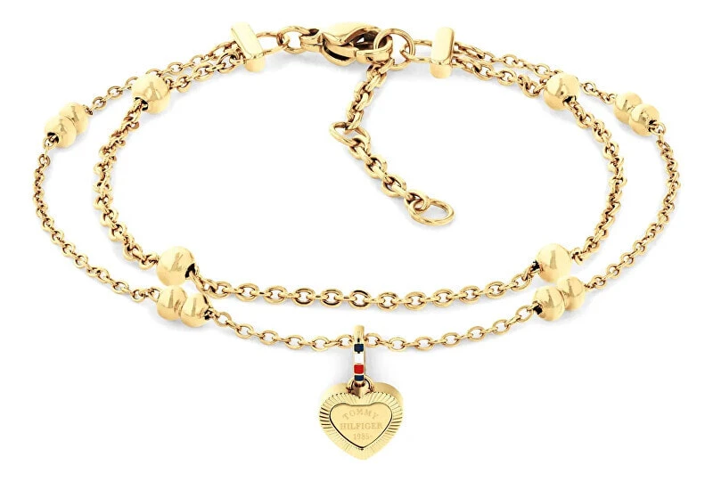 Fashionable gold-plated double bracelet Layered 2781012