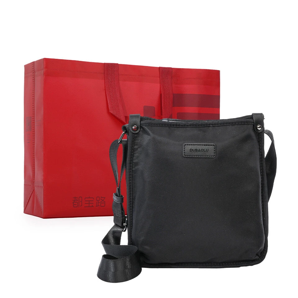 Dubaolu Fabric Shoulder Bag Regular Men's Black