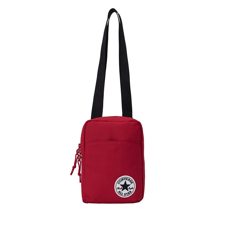 Converse Polyester Shoulder Bag, Crossbody Bag Small Preppy Red