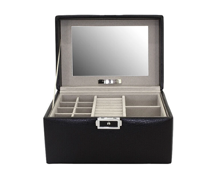 Modern black jewelry box Milano 20142-2