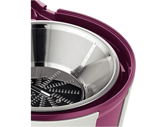 Bosch MES25C0 - Centrifugal juicer - Cherry,Transparent,White - Step - 2 L - 1.25 L - 1.25 L