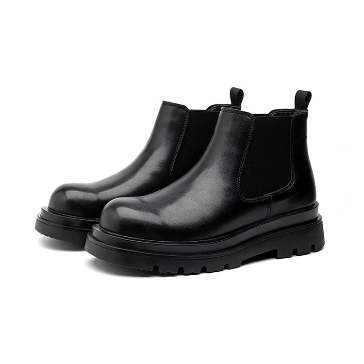 GZZ Chelsea Boots Men's Black