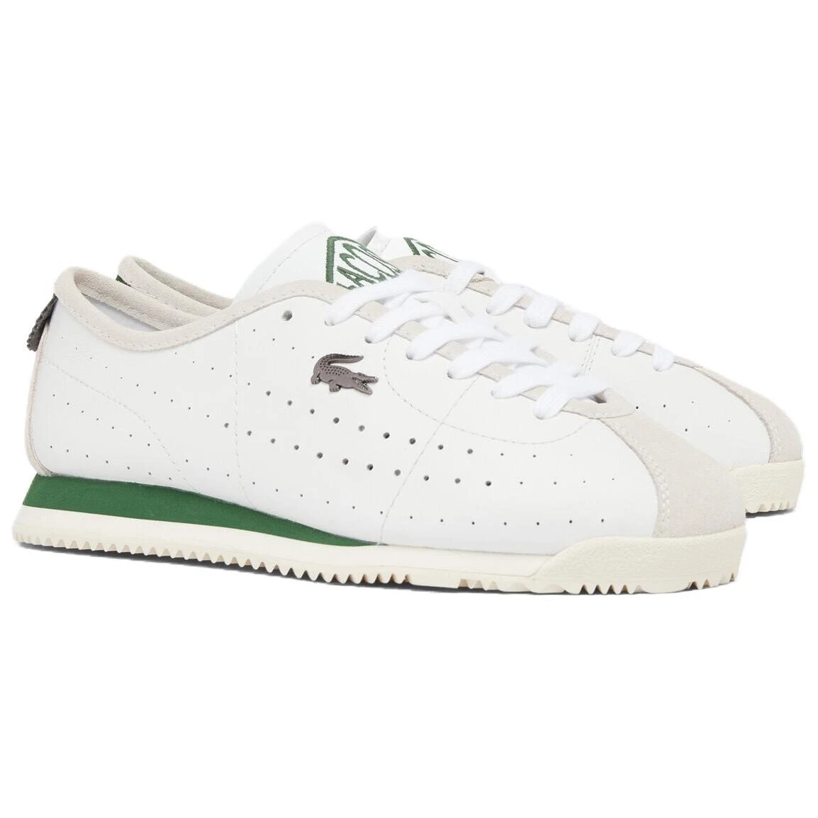 LACOSTE Anti-Slip Wear-Resistant Low-Top Casual Shoes Women's White