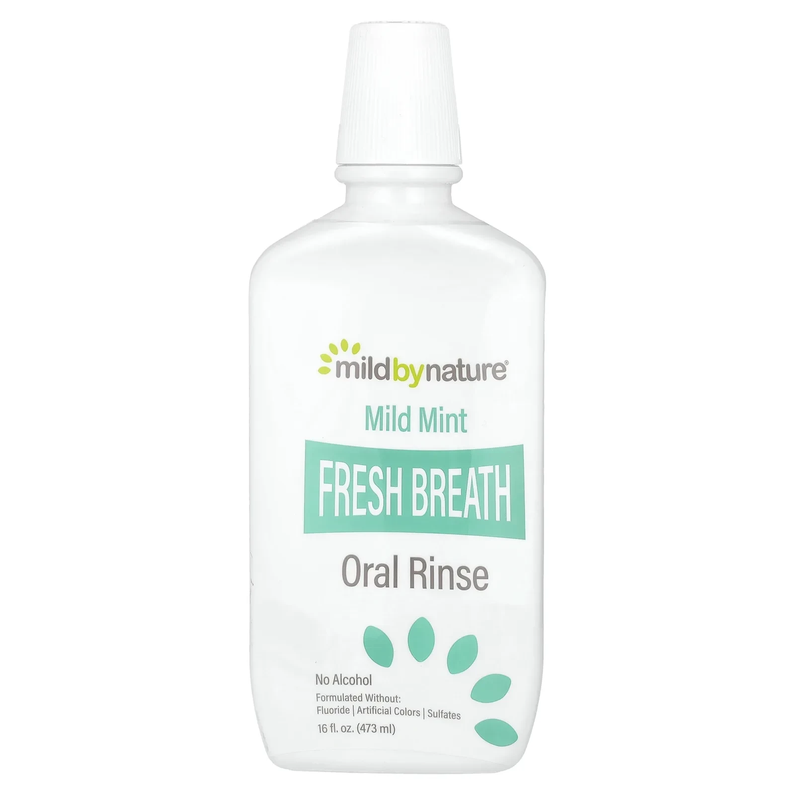 Fresh Breath Oral Rinse, No Alcohol, Icy Mint, 16 fl oz (473 ml)