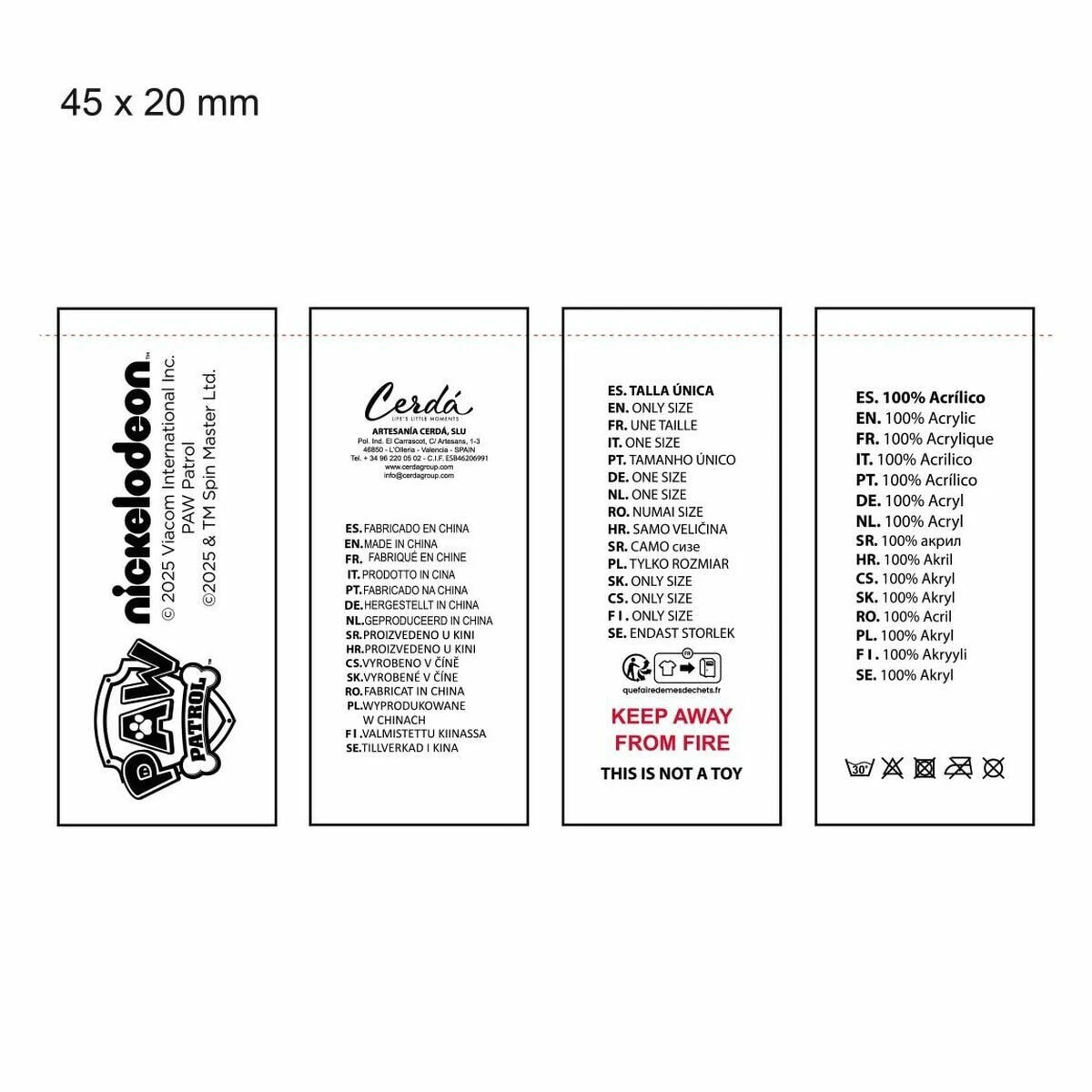 CERDA GROUP Helfer Auf Vier Pfoten Set 20.0x2.0x19.0 cm