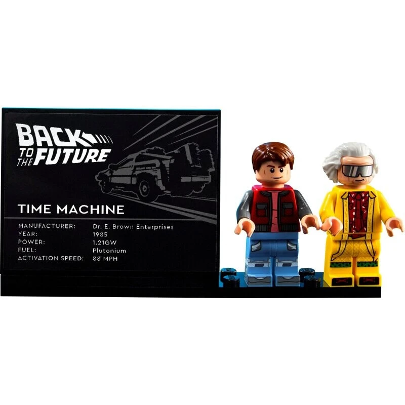 LEGO Icons Zurück in die Zukunft Zeitmaschine Delorean 10300 Konstruktionsspiel