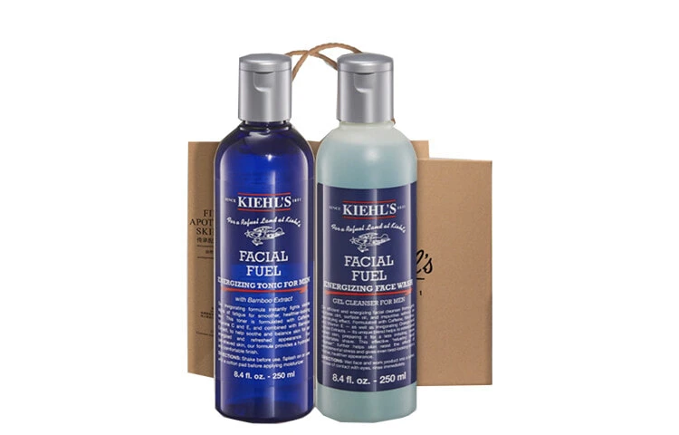 KEYANSHI Men's Active Skincare Sets Hydrating And Moisturizing Shopping Bag Cleanser 250ml+Toner 250ml