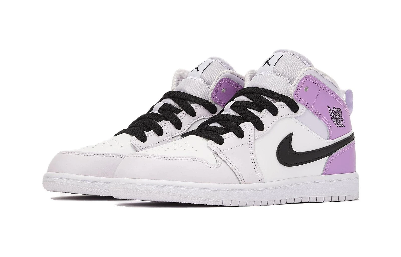 Jordan Kids Jordan 1 Mid "Barely Grape" Sneakers