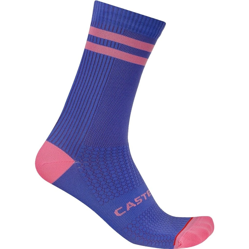 Castelli Originale 18 Socks - ultraviolet/rosa giro 501