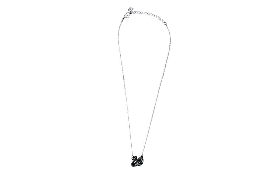 Swarovski Rhodium plated Necklaces Women's Black