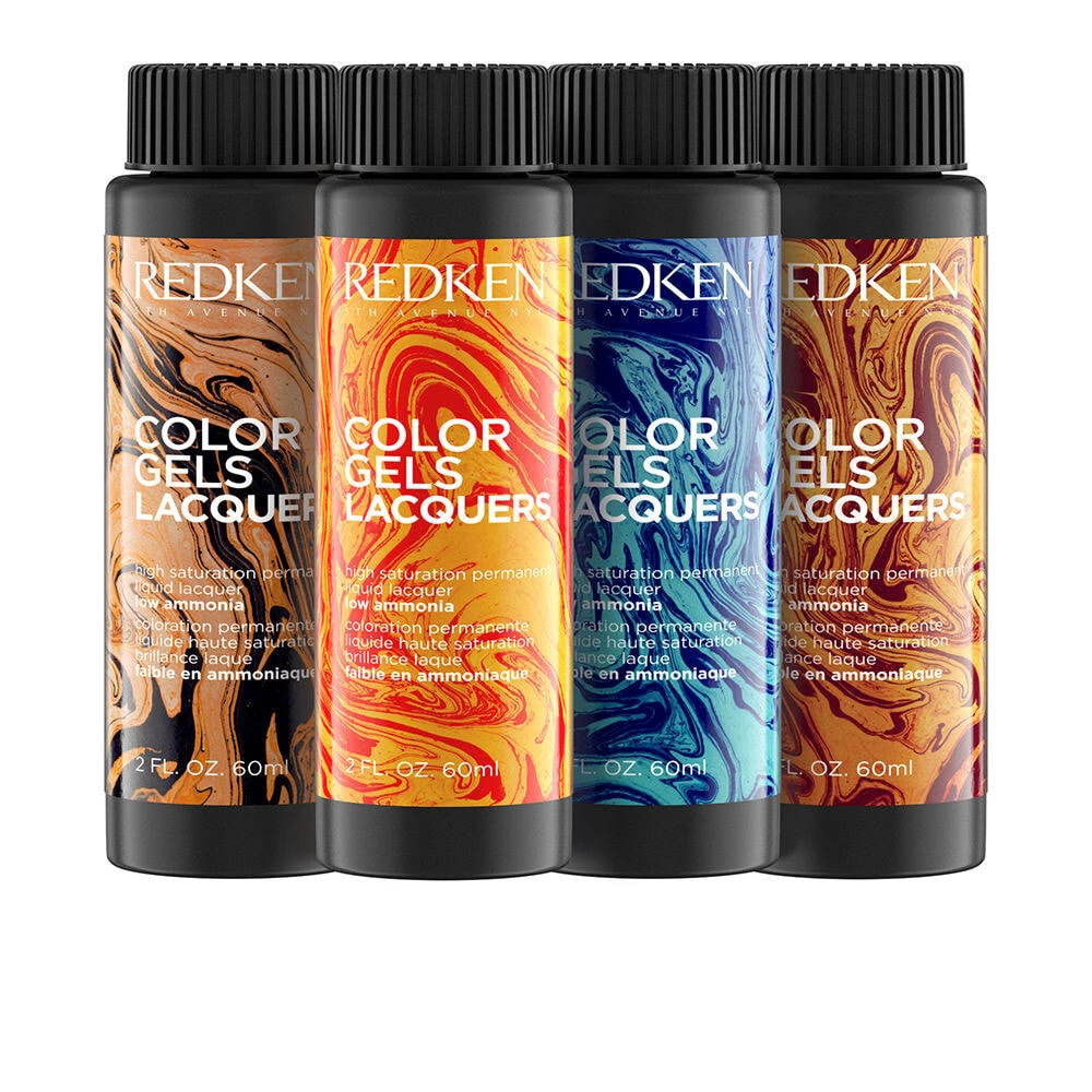 Permanent Dye Redken Color Gel Lacquers 60 ml Nº 6NA Stone (3 Units)