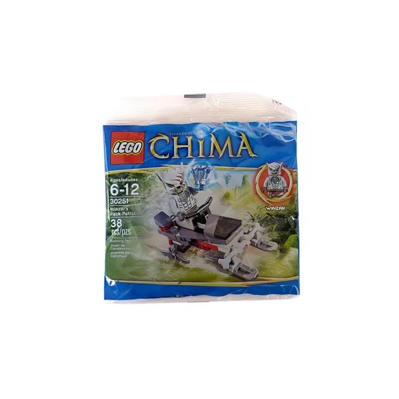 LEGO Qi Gong Legend Ghost Face Wolf's Portable Patrol Vehicle, Assembly Kit Building Blocks 38pcs 30251