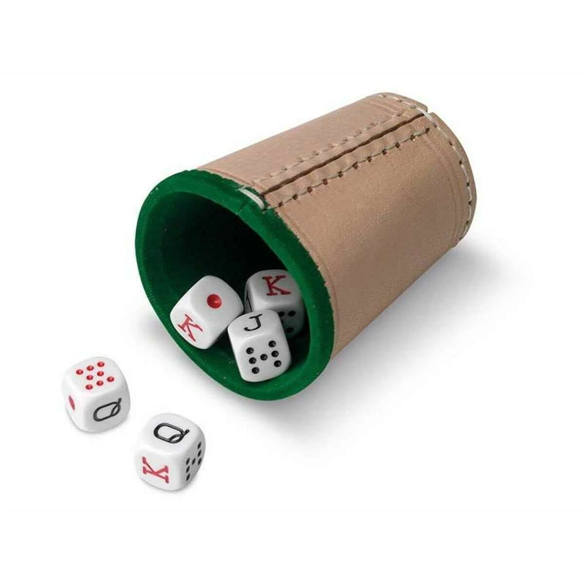 TOY PLANET Leder Beaker Dice Brettspiel