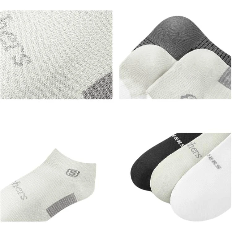 Skechers Sports Alliance Series Ankle Socks Unisex 3 Pack Multicolor