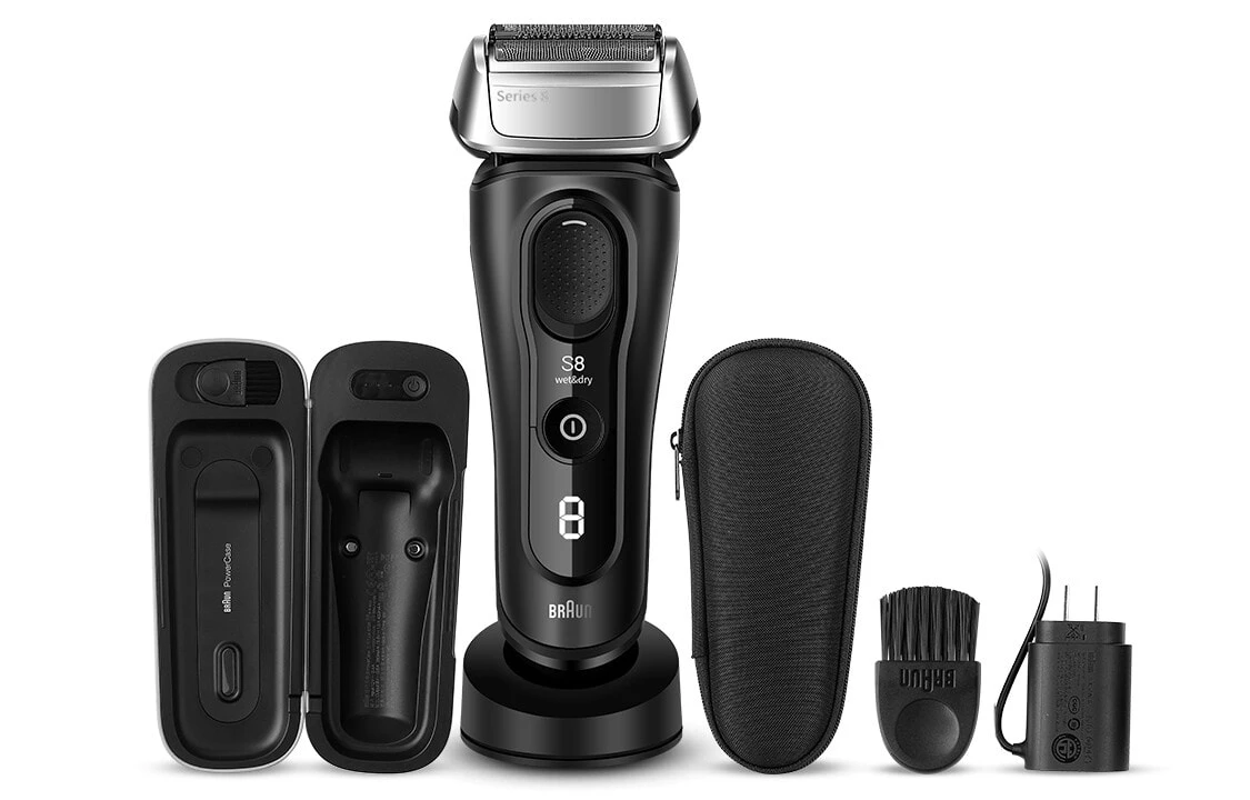 BRAUN 8519S Reciprocating Razors Wash All Over The Body Electric Wireless Charging Box