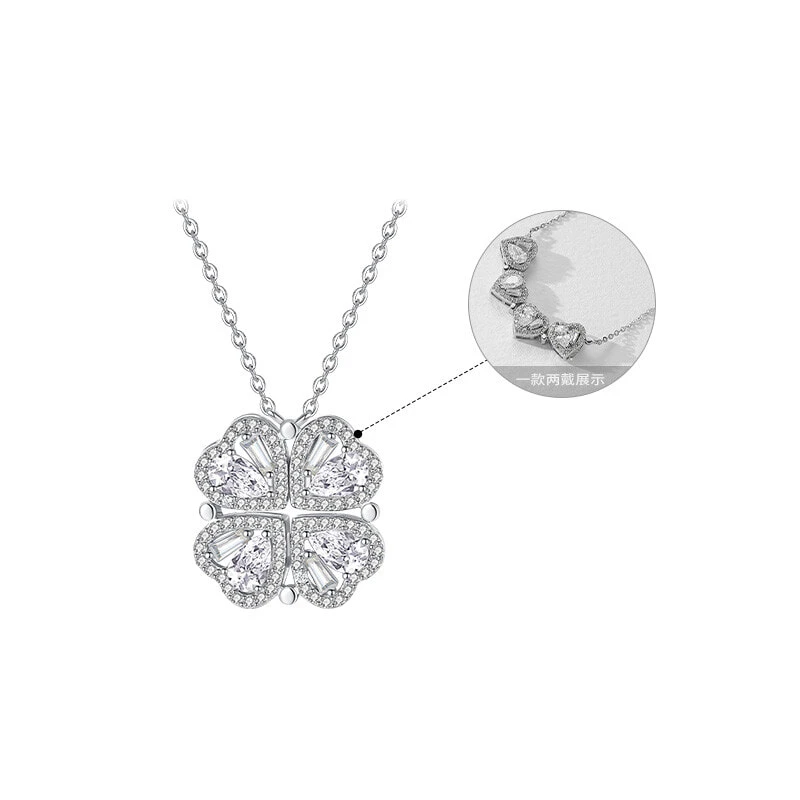 CHOW TAI SENG Sterling Silver Necklaces Women's Silver