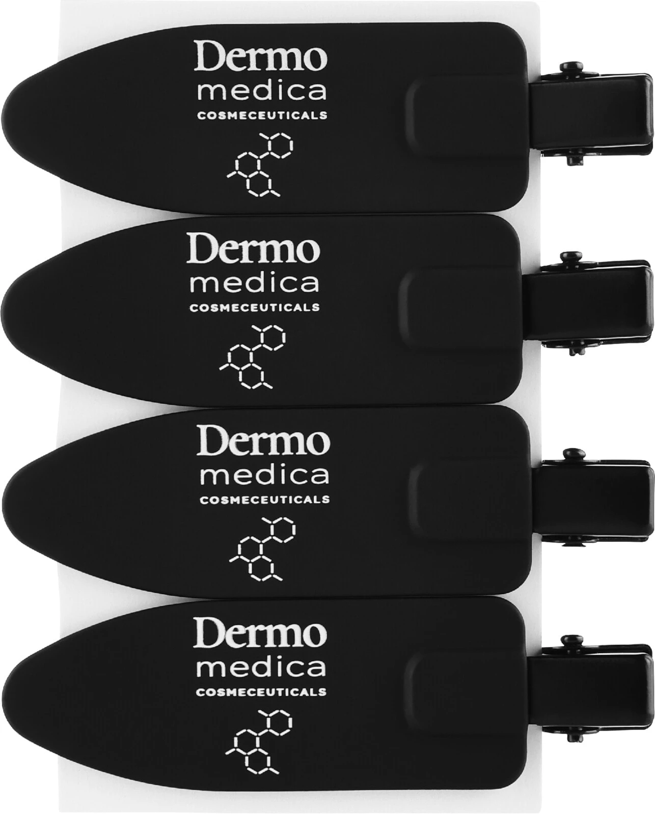 Haarspangen, schwarz, 4 Stück - Dermomedica Trichotherapy Perfect Hair Clip