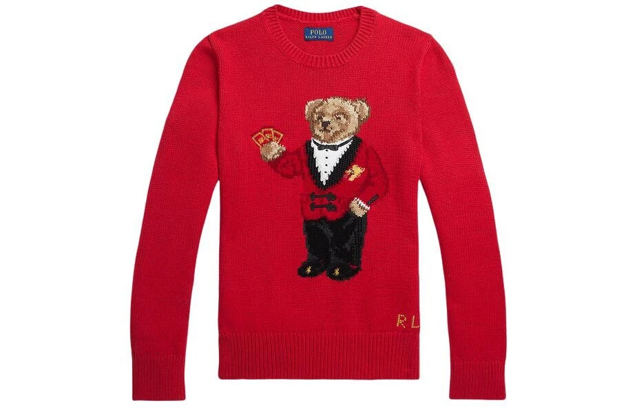 Polo Ralph Lauren Sweater SS24 Red Kids'