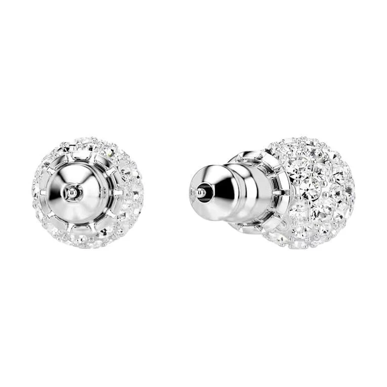 Swarovski Rhodium-Plated Stud Earrings Women's Silver