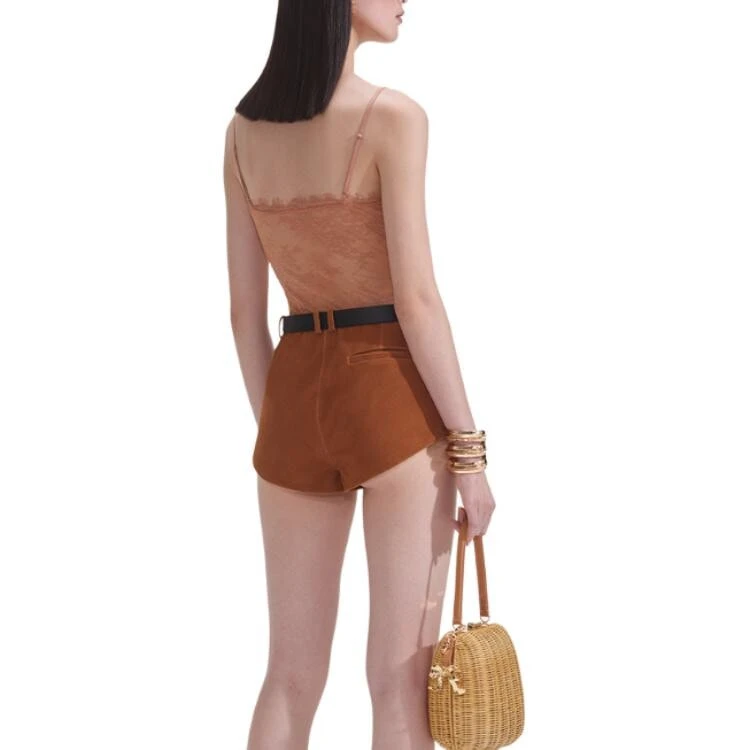 Self portrait Jumpsuit Women's Light Coffee