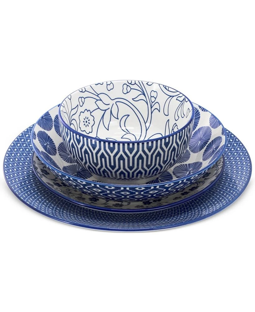 Elama zen 16 Pc. Dinnerware Set, Service for 4