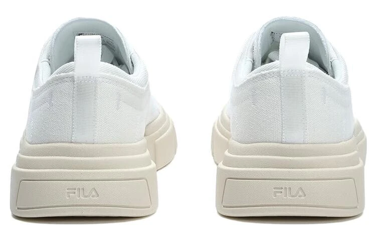 FILA LOOP Abrasion Resistant Lightweight Cushioning Low top Canvas Shoes Men's Sail White