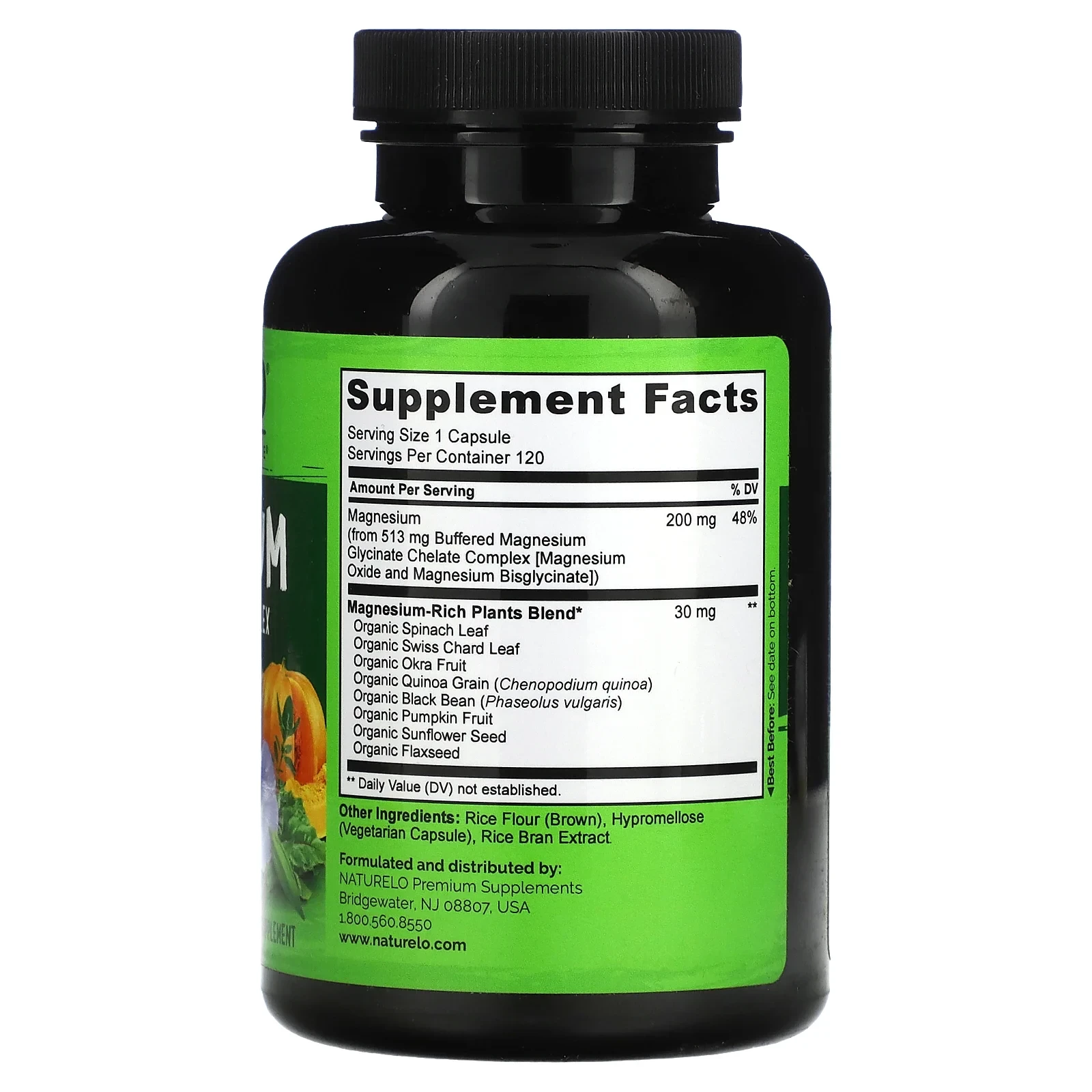 Magnesium Glycinate Chelate Complex, 240 Vegetarian Capsules