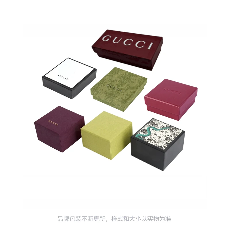GUCCI Sterling Silver Interlocking Ring