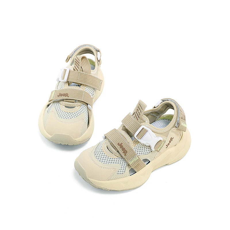 Jeep Anti-Slip And Wear-Resistant Breathable Children's Sandals Khaki Kids'