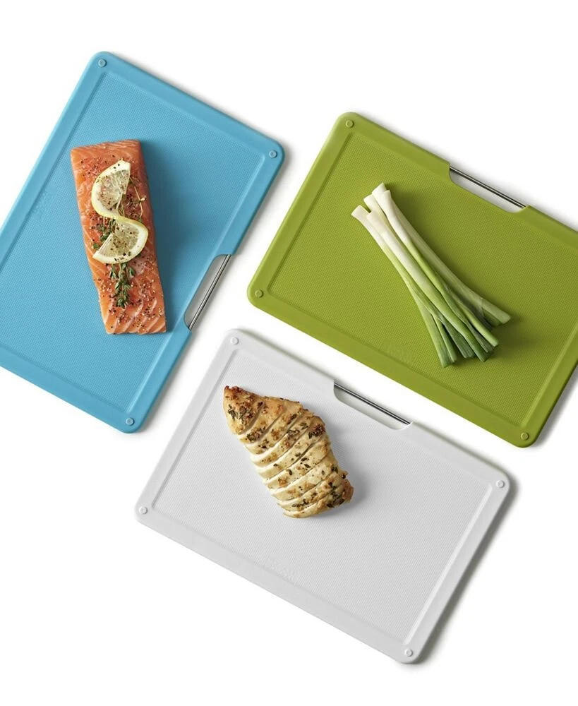 Joseph Joseph folio Slim 3-Piece Under-Shelf Chopping Board Set