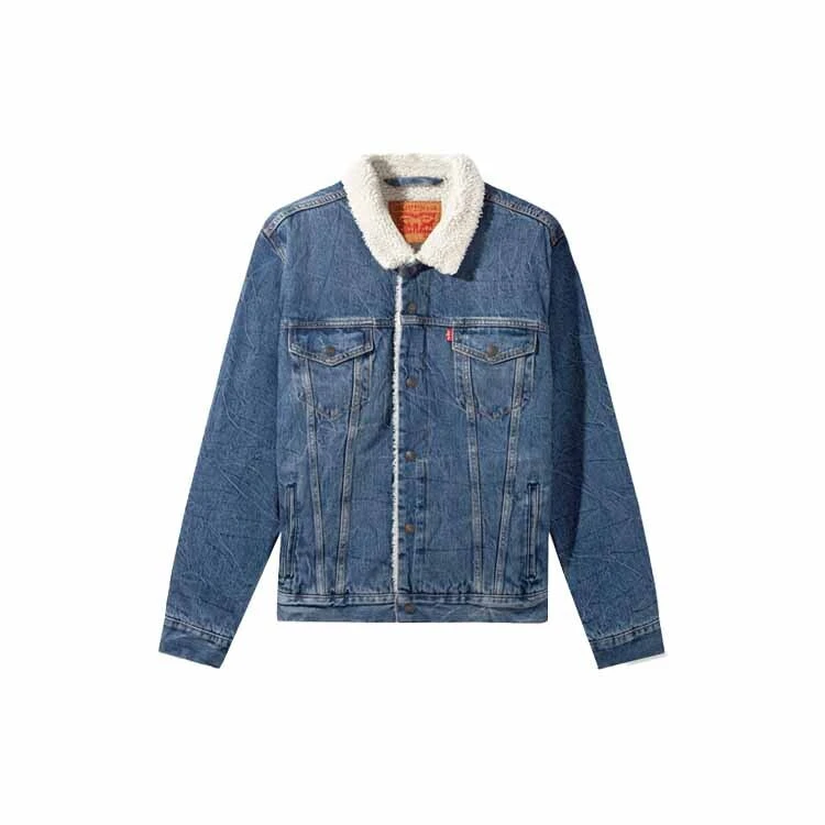 Levis Lining-trim Denim Coat