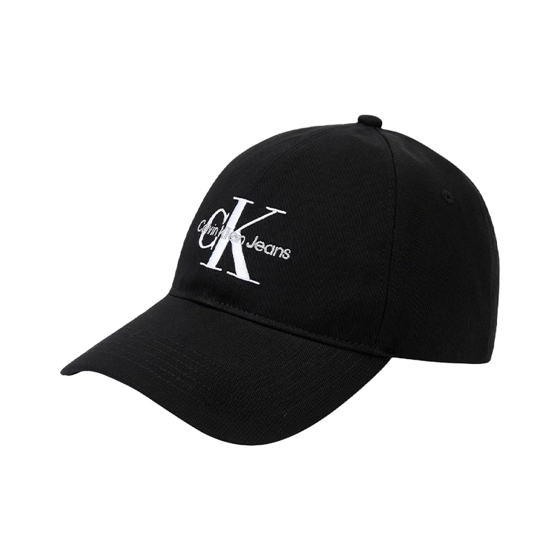 CALVIN KLEIN Cotton Baseball Caps Unisex Black