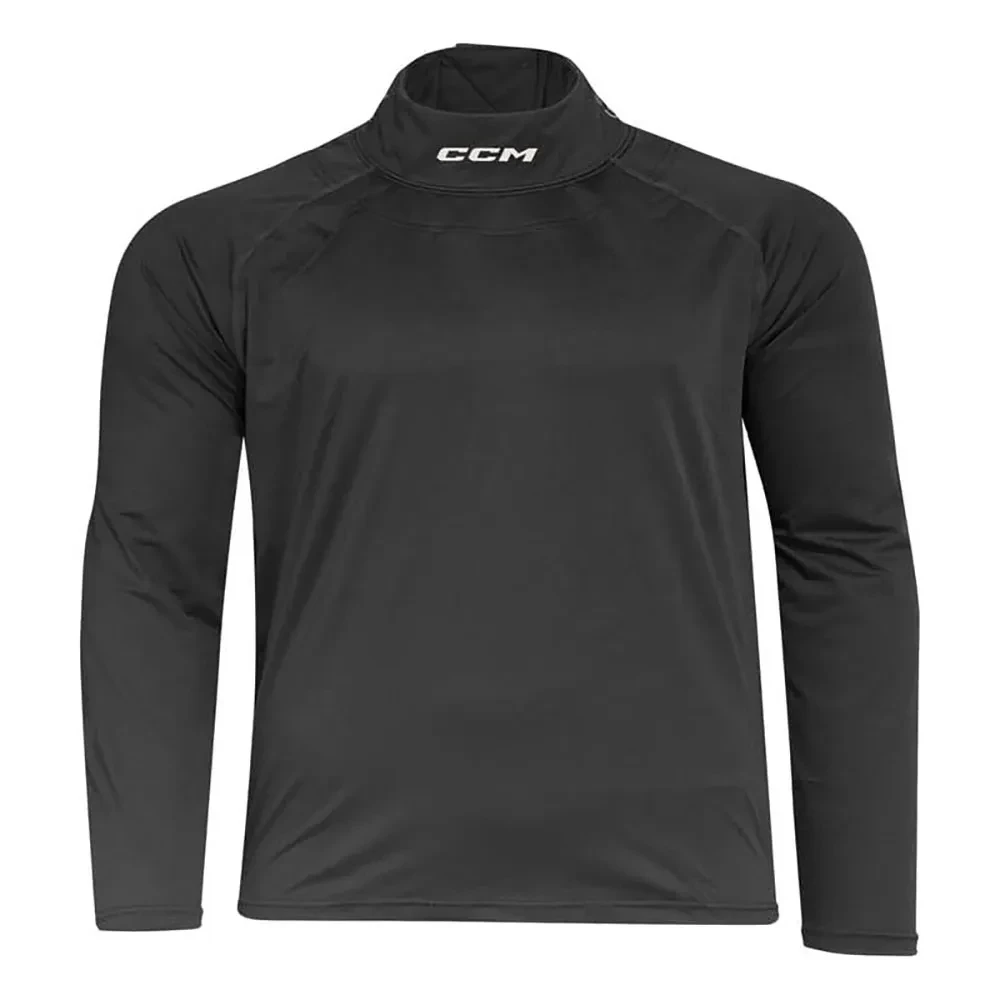 CCM Kompressions-Halskrausen-Jugend-Langarmshirt