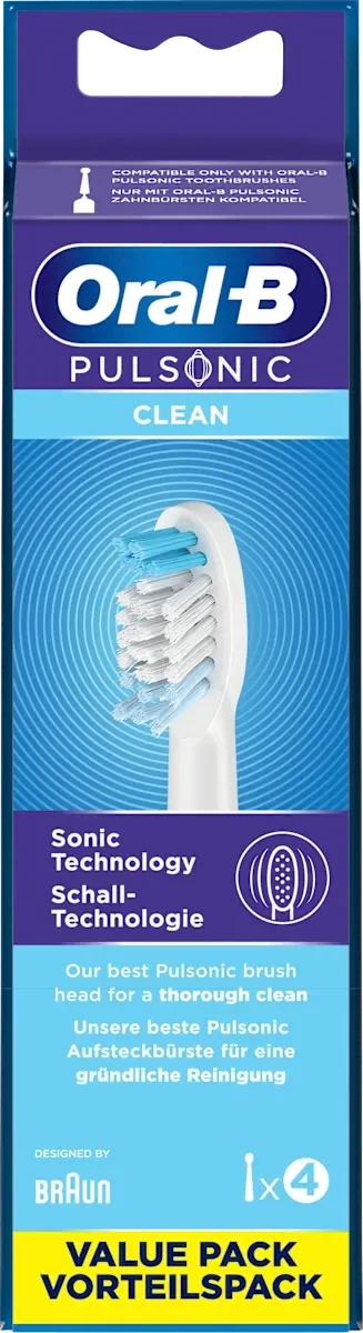 Aufsteckbürsten Pulsonic Clean Vorteilspack, 4 St