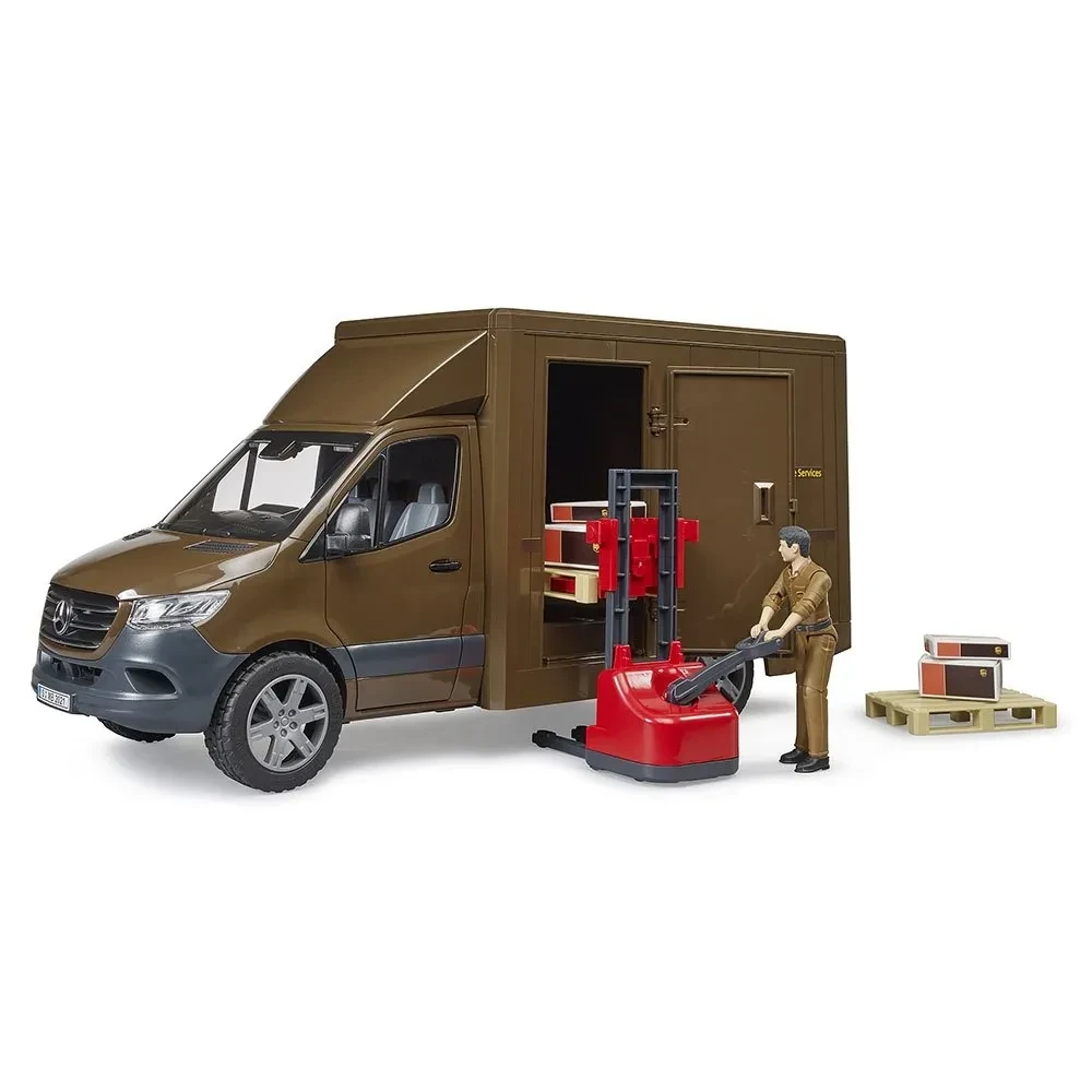 Bruder MB Sprinter UPS+Fahrer+Zubeh?r| 02678