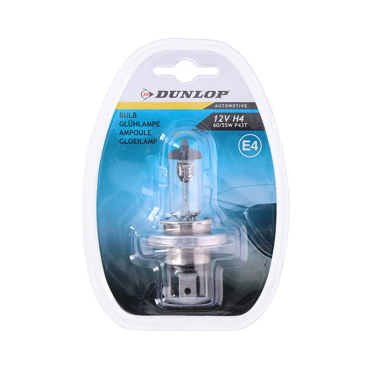 Dunlop 12V H4 60/55W Autolicht