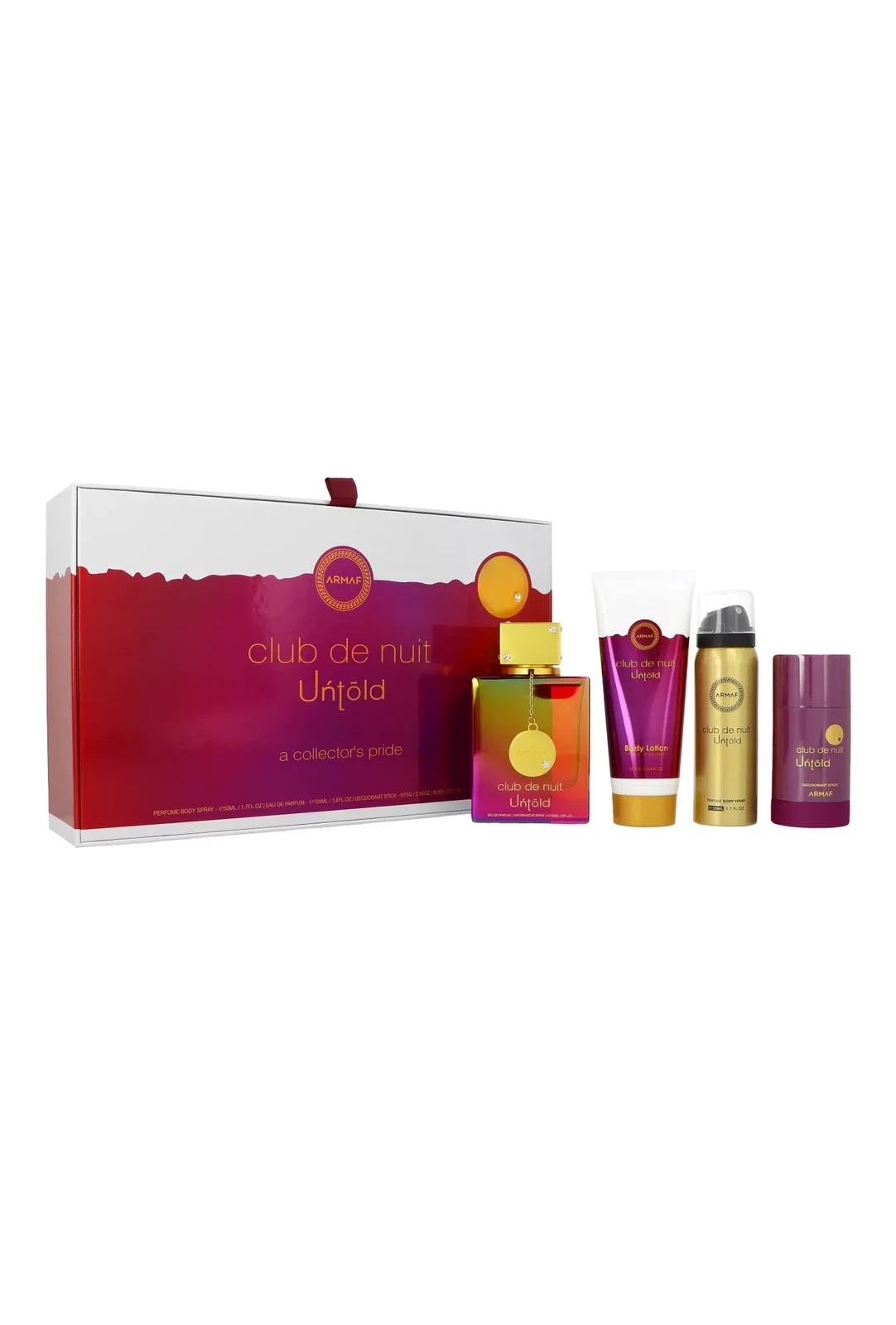 Club De Nuit Untold - EDP 105 ml + tělové mléko 100 ml + tuhý deodorant 75 g + tělový sprej 50 ml