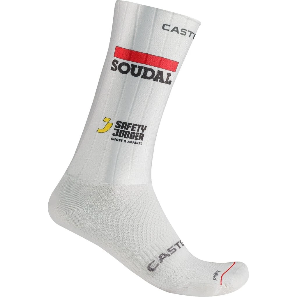 Castelli Fast Feet 4 Socks Team Soudal Quick-Step - white 001