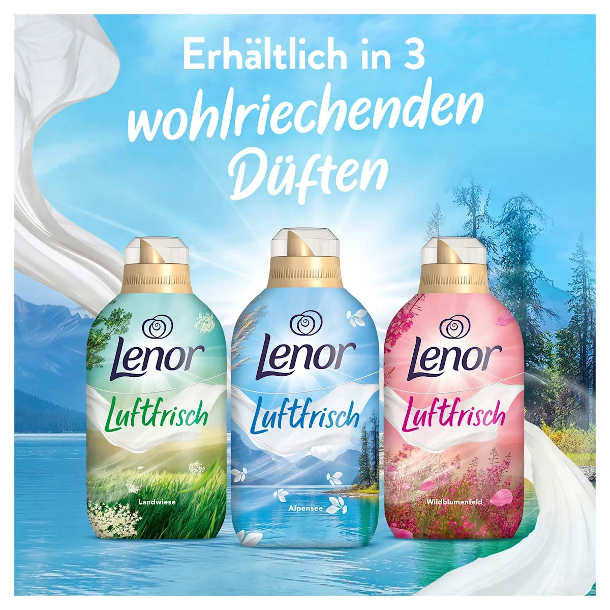 Weichspüler Luftfrisch Alpensee 50 WL, 700 ml