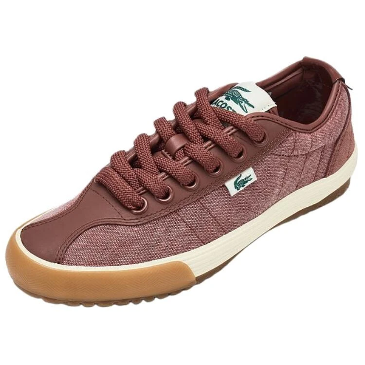 LACOSTE Canvas Shoes Women's Dark Orange/Orange