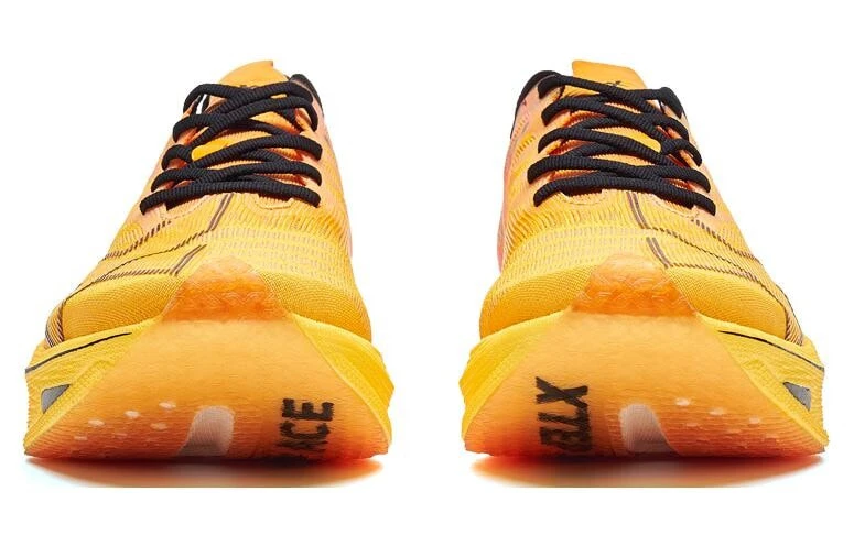 XTEP Racing 160X 5.0 Cushioning Wear Resistant Low Top Long Distance Running Sprint Running Shoes Women's Yellow Orange