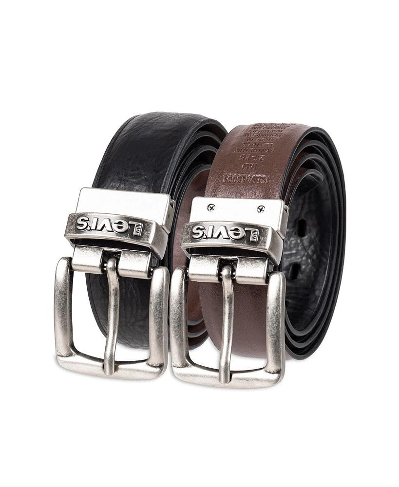 Levi's big Boys Two-In-One Reversible Stretch Jean Belt