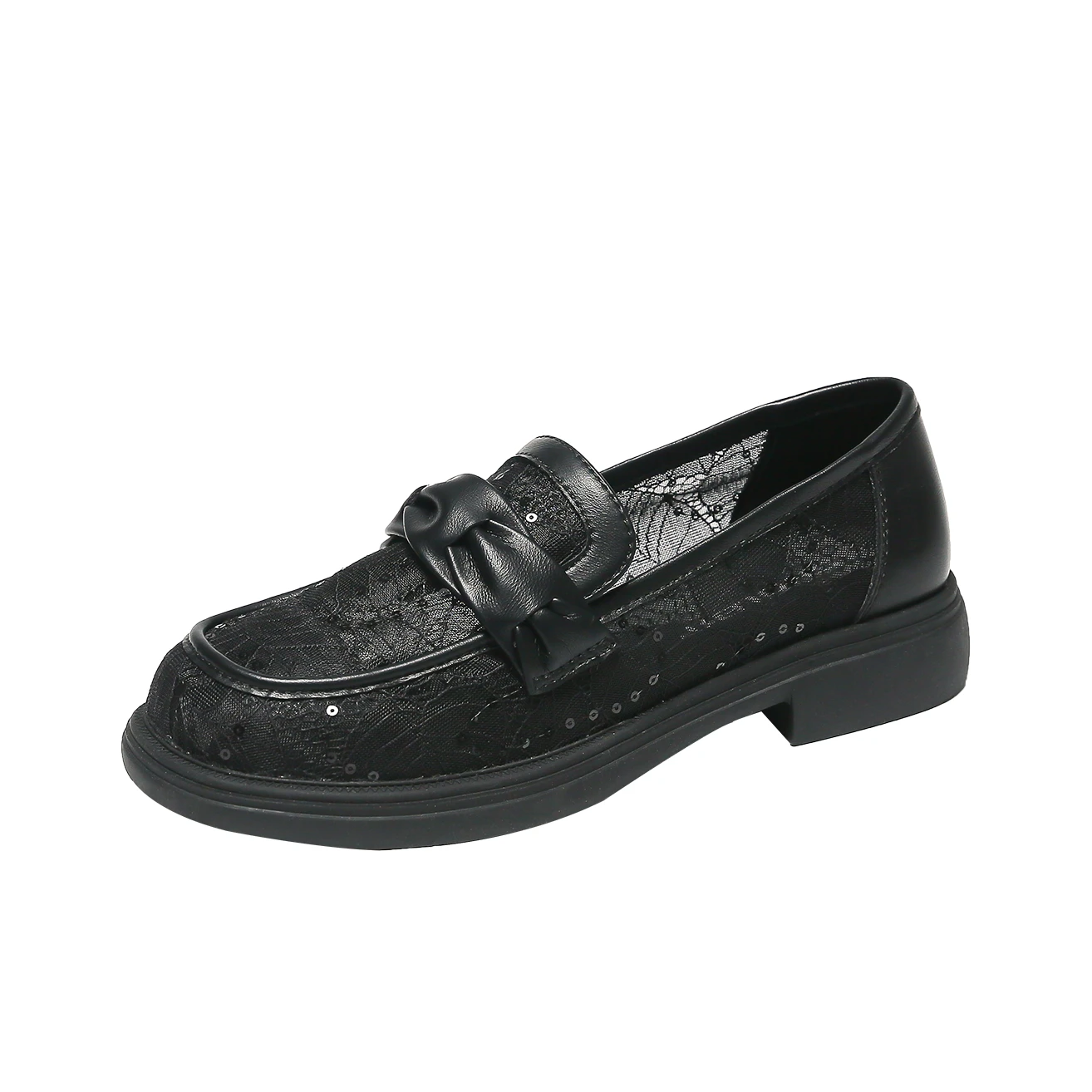 SHOUBA Loafers Women's Black/Beige